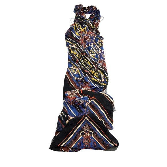 Balmain Couture Halter Gown in Geo Print - Picture 1 of 3